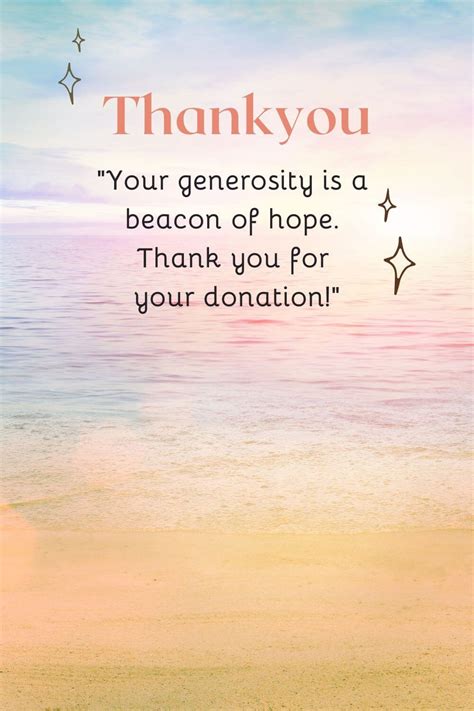 thank you for donation quotes
